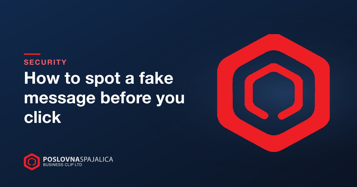 How to spot a fake message before you click