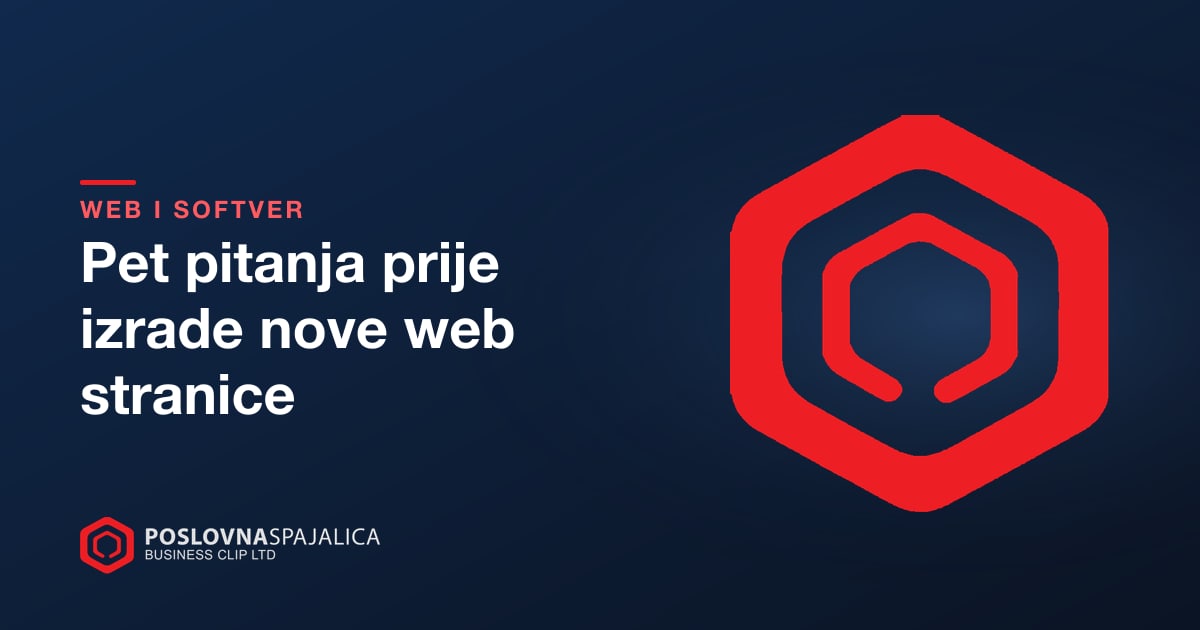 Pet pitanja prije izrade nove web stranice