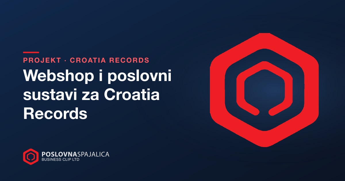 Webshop i poslovni sustavi za Croatia Records